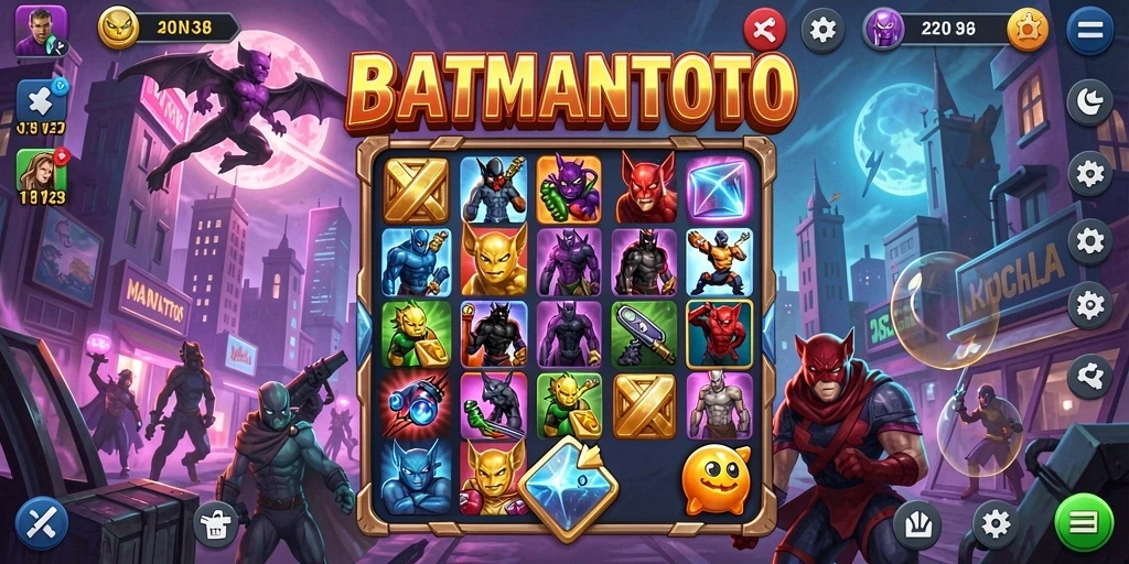 Tampilan gameplay seru dari BATMANTOTO yang memikat pemain.