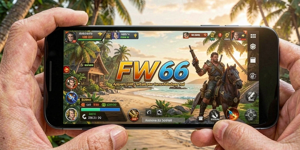 Tampilan screenshot utama FW66 yang menampilkan fitur aplikasi Utility.