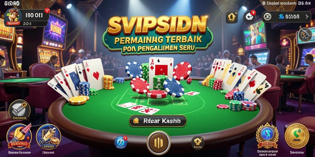 Tampilan gameplay yang mendebarkan dari SVIPSIDN, aplikasi Kasino terbaik.